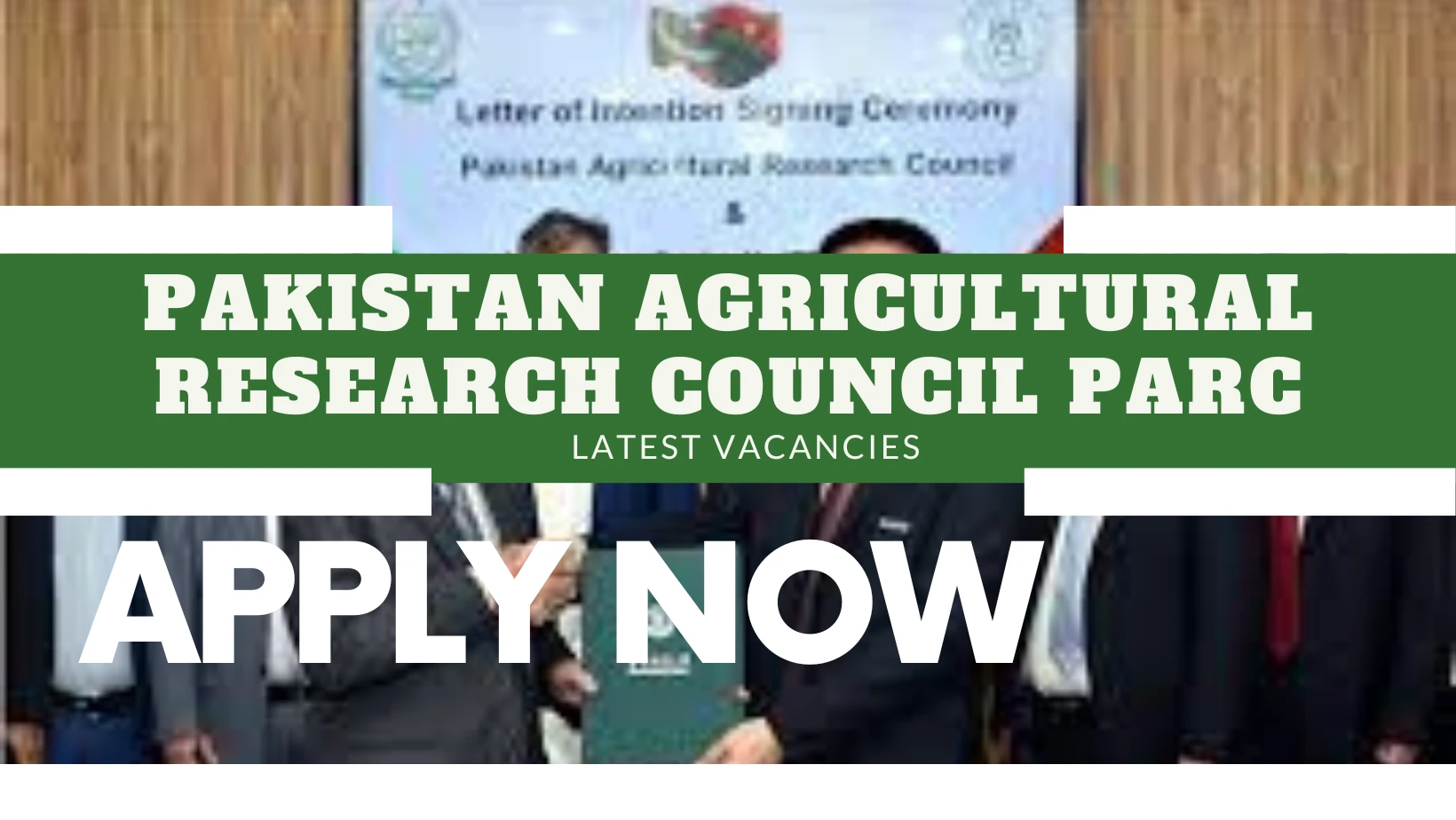 PAKISTAN AGRICULTURAL RESEARCH COUNCIL PARC Jobs 2024