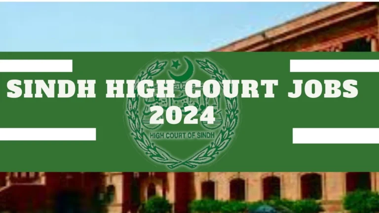 Sindh High Court Jobs