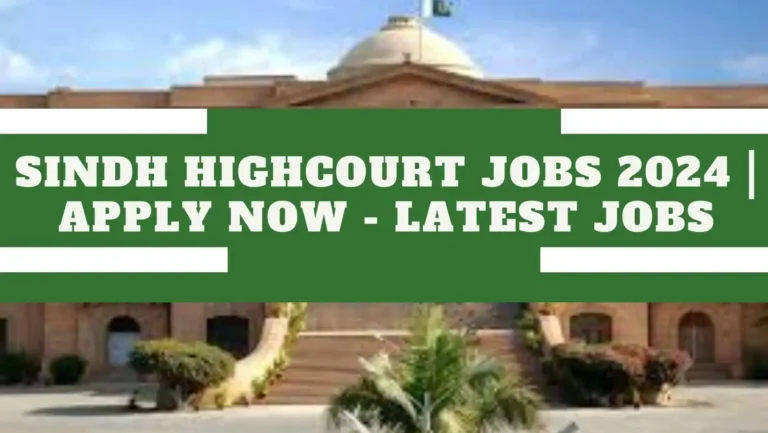 Sindh HighCourt Jobs